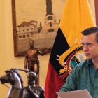 El presidente de la República, Daniel Noboa.