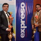 Édison Revelo (i) y David Orquera (d) ganaron de forma invicta el Mundial de Cuarenta.