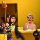Florence Pugh junto a Timothée Chalamet en el evento celebrado en Brasil.