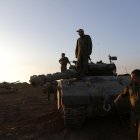 Soldados israelí en alguna zona de la Franja de Gaza este martes 5 de diciembre de 2023.