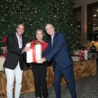 Miguel Salazar, Bessie Arellano y Miguel Eugene.