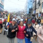 Alrededor de cuatro mil personas se unieron a la marcha por la seguridad en Pelileo.