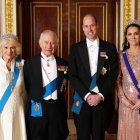 Camilla, Carlos III, Guillermo y Kate Middleton.