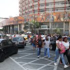 Movilidad. El informe elaborado por los jóvenes universitarios muestra los problemas que aquejan a los peatones en Guayaquil.