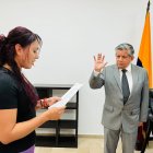 El doctor Washington Ladines Jaime fue posesionado como coordinador zonal 8 de salud este viernes 8 de diciembre.