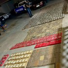 La droga estaba empaquetada en bloques y agolpadas en una cisterna.