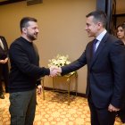 Los mandatarios se reunieron en Argentina, previo al cambio de mando presidencial.