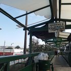 Estado. Así se encuentra un tramo de la cubierta.