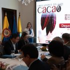 Evento. La charla en la Embajada de Colombia en la ciudad de Quito.