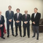 Iván Rodríguez, Roberto Luque, Virgilio Gonzenbach, Humberto Plaza y Carlos Salazar.