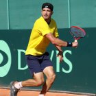 Emilio Gómez en la última serie disputad el Salinas Golf y Tenis Club, en 2022.