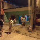 Exteriores de la casa en donde ocurrió la matanza.