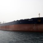 Foto de archivo de un buque en el mar Rojo.