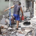 La explosión dejó daños materiales y una persona herida