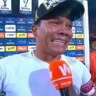 Carlos Bacca ex seleccionado cafetero entre lágrimas tras la obtención del título