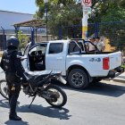 Este es el vehículo en el que se movilizaba Víctor Paucar.