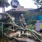 El ciclón, que tocó tierra en la tarde del miércoles con categoría 2 en las proximidades de la remota comunidad aborigen de Wujal Wujal.