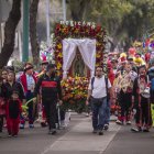 Payasos participan en la XXXI peregrinación anual a la Basílica de Guadalupe, en Ciudad de México (México).