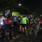 Ciclistas protestaban en la Kennedy