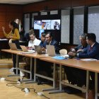 La audiencia inició alrededor de las 16:00 del 14 de diciembre de 2023.