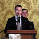 El presidente de Ecuador, Daniel Noboa, en una fotografía de archivo.