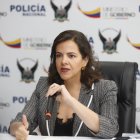 La dirigente de Construye María Paula Romo aparece en una actividad cuando era ministra de Gobierno en el mandato de Lenín Moreno.