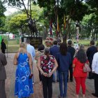 Escultura en las parroquias San José , El Socorro, Miguel Peña y Rafael Urdaneta fueron adornadas con ofrendas florales.