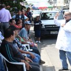 Charla. Personal municipal explicó a los dirigentes y moradores lo que se debe hacer para evitar mayores consecuencias por el evento climático.