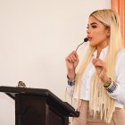 María Fernanda Vargas en una nota de archivo.