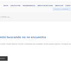 Al entrar al link que contenía los chats del caso Metástasis se puede leer que la página no ha sido encontrada.