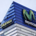 Empresa.- Logo de la compañía Telefónica.