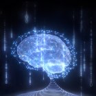 Interpretación artística de la computación similar al cerebro