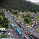 El sector de El Trébol conecta a Quito con el Valle de Los Chillos y presenta complicaciones por la carga vehicular.