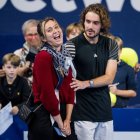 Paula Badosa y Tsitsipas ganaron su primer partido en dobles siendo pareja sentimental