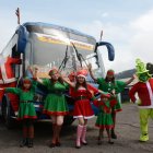 El chófer y otros colaboradores realizan esta actividad cada año.