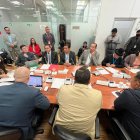 Sesión. Asambleístas de la mesa de Fiscalización recibieron al contralor general Mauricio Torres, días atrás.