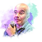 Efrén Giraldo.  Nació en 1975. Es doctor en Literatura y magíster en Historia del Arte. Obtuvo el Premio Nacional de Literatura Universidad de Antioquia.