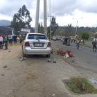 El triple accidente de tránsito se registró la mañana de este sábado 23 de diciembre.