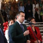 El presidente Daniel Noboa en declaraciones a la prensa sobre la aprobación de la Ley de Eficiencia Económica y Generación de Empleo.