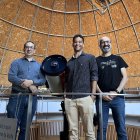 Los investigadores Paulo Gordo, Joel Filho y Nuno Peixinho (i a d)