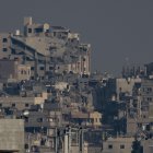 Una imagen de un sector de la Franja afectada por los ataques del ejército de Israel.