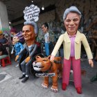 Guillermo Lasso está entre los monigotes más pedidos en la 6 de marzo.