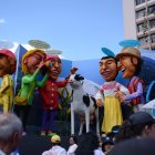 Tradición. Cada año se premian los tres mejores monigotes.