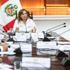 La presidenta de la república, Dina Boluarte, recibió en Palacio de Gobierno al alcalde de La Victoria, Rubén Cano