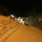 Daños. La vía Cuenca-Girón-Pasaje está cerrada por los deslizamientos.