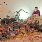 Transporte y paisajes andinos se observan.