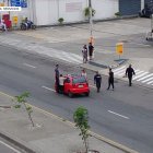 Tránsito. En la vía Perimetral, cerca a la Trinitaria, se reportó un accidente este lunes 1 de enero.