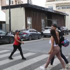 Por estrenar. Sobre la avenida Malecón está ubicada una de las estaciones de la troncal 4 del sistema de transporte público Metrovía, que el Municipio prevé inaugurar en julio de este año.