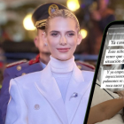 Lavinia Valbonesi dio detalles de su embarazo en su cuenta de Instagram.