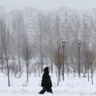 Moscú vive la mayor nevada en casi 150 años